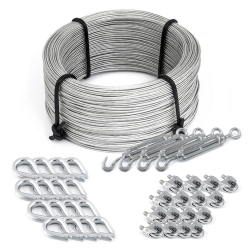 Drahtseil pvc set - drahtseil,