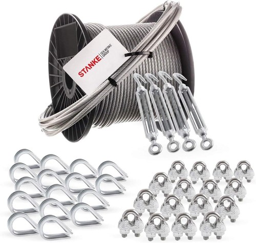 Pvc drahtseil set - pvc, stahlseil