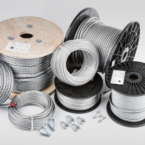 Stahlseil verzinkt 1mm 2mm - , 3mm