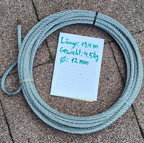 Stahlseil drahtseil - 13,4m,