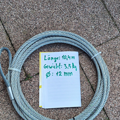 Stahlseil drahtseil - 10,4m,