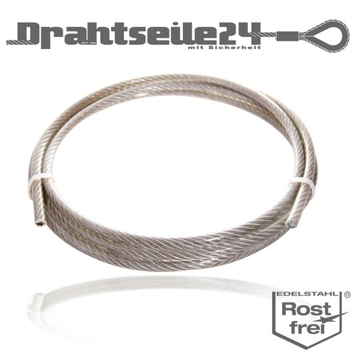 Edelstahl drahtseil ummantelt - edelstahl,
