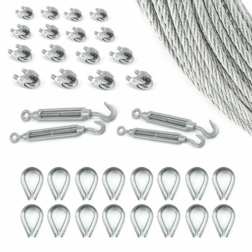 Drahtseil set 8mm 6x7 6x19 - drahtseil,
