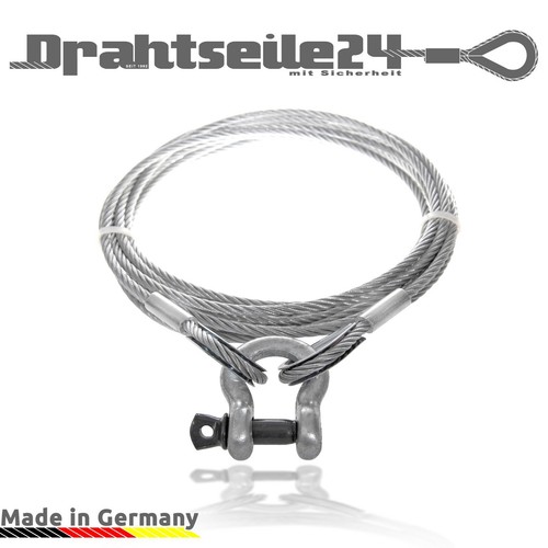 Drahtseil mit kausche schäkel - kausche,
